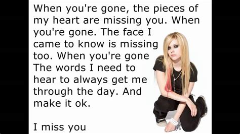 when you re gone lyrics|when you're gone avril lavigne lyrics.